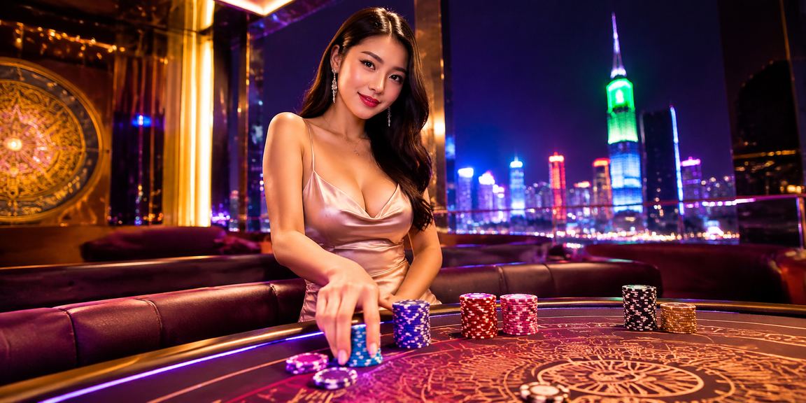 Góc giải trí casino neon sôi động tại Hồ Chí Minh về đêm