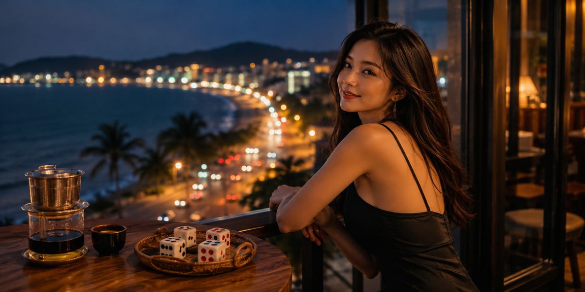 Bàn xúc xắc tài xỉu đặc trưng phong cách Việt Nam tại Mũi Né