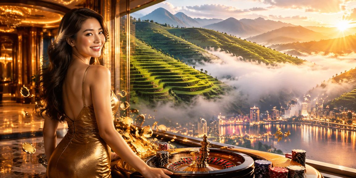 Người dùng tại Sapa tham gia bàn roulette trực tuyến trên điện thoại giữa thiên nhiên