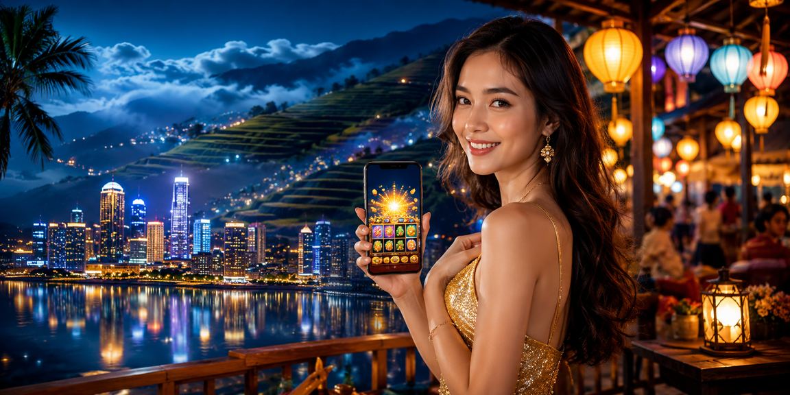 Người dùng Sapa tham gia slot game và kiểm tra giao dịch tại chợ đêm trên điện thoại